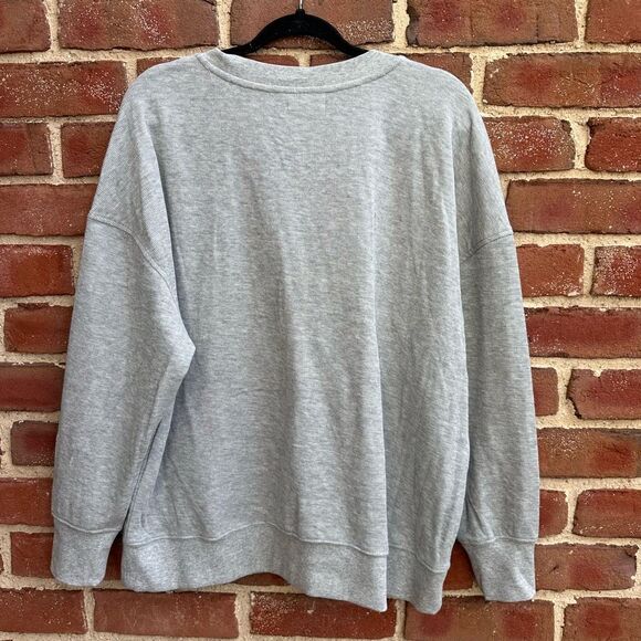 Maurice's sweatshirt gray pullover 1/4 snap Henley women's 1X NEW - Picture 6 of 6